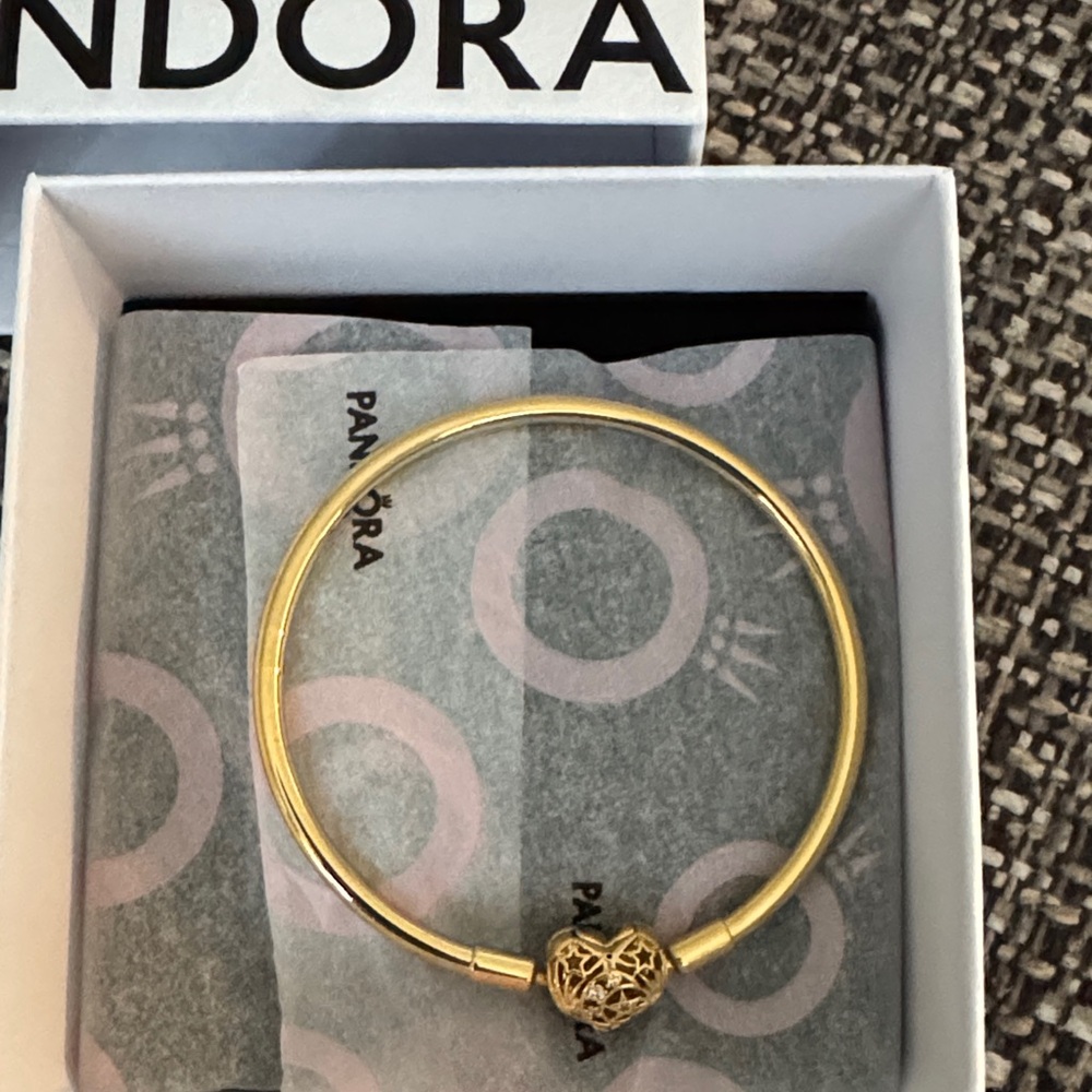 Pandora Gold Plated Bangle